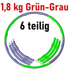 Hula Hoop Reifen 1,2-1,5-1,8kg Ø100cm 6-tlg dauerhaft robust Fitness DE-Verkäuf.