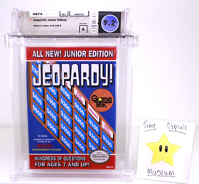 Jeopardy Junior Edition Jr. New Nintendo NES Factory Sealed WATA VGA Grade 9.2 A