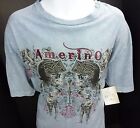Mens XL OTB Amerino T Shirt Skeleton Knights Griffin Kings Suit of Armour