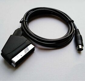 New Sega Saturn RGB Scart Cable - NTSC & PAL 6FT Scart Video Cord Us stock A288