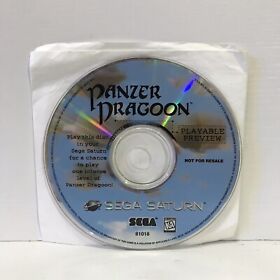 Panzer Dragoon Playable Preview Sega Saturn Demo Disc