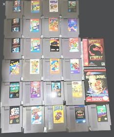 💥Nintendo Nes Original OEM Authentic. Cleaned & Tested (Pick Your Games)💥