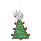 OH CHRISTMAS TREE, YOUR ORNAMENTS ARE HISTORY Cat Ornament, by Midwest CBK