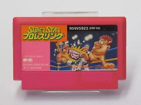 Superstar Pro Wrestling WCW Wrestling Cartridge ONLY [Famicom JP ver]