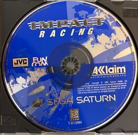 Vintage Sega Saturn Impact Racing Disc Game 