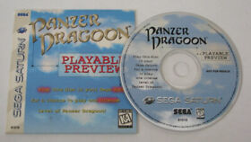 Sega Saturn - Panzer Dragoon Playable Preview Promotional DEMO Disc Only Game