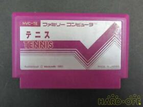 Famicom Software Tennis  Nintendo