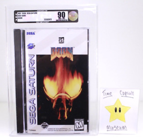 Doom Brand New Sega Saturn Factory Sealed WATA VGA Grade 90 MINT GOLD NIB Rare