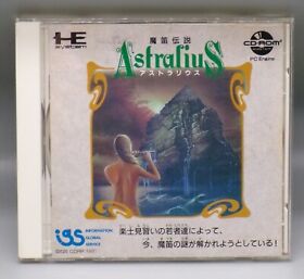 1991 Japanese PC ENGINE Disc Game ASTRALIUS Flute Hero CD ROM jrgp TURBOGRAFX !!