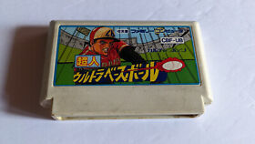 Choujin Ultra Baseball Famicom NES US Seller - Tested & Working