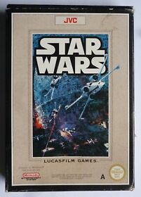 NINTENDO NES Star Wars Game Cartridge Complete with Booklet & Poster in Case.