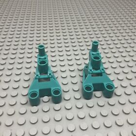 LEGO Bionicle Part 32576 Lot of 2 Dark Turquoise Tohunga Foot Feet 1392 Kongu