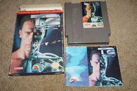 T2 Judgment Day Terminator 2 (Nintendo NES) Complete in Box GOOD Shape