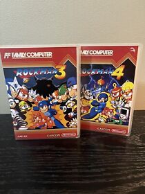 RockMan 3 & 4 Famicom Custom Cases