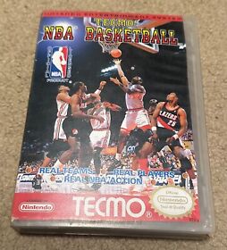 Tecmo NBA Basketball -- NES Nintendo Tested Rental w/ Case/Instructions