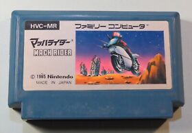 1985 Mach Rider Nintendo Famicom Japanese NES Video Game Cartridge Japan 