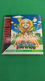 Nintendo Mario'S Tennis Virtual Boy Software