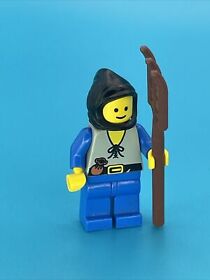 LEGO Peasant Minifigure Black Hood 6103 Castle Forestmen Vintage D-Basket