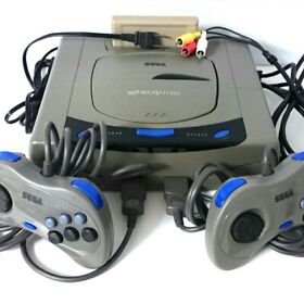 SEGA Saturn Gray HST-3210 Game Home Console Controller Japan 1995 S-Video Gray
