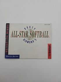 nes dusty diamond's all star softball manual only