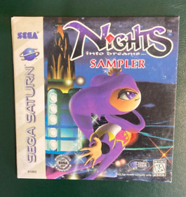 Nights Into Dreams Sampler Disc SEGA Saturn Demo Not For Resale