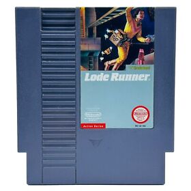 Lode Runner Nintendo Entertainment System 5-Screw Authentic Tested NES Cartridge
