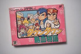 Famicom River City Ransom Downtown Nekketsu Monogatari boxed Japan FC game