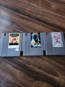 Blades Of Steel, Ultimate Basketball, Championship Bowling NES Bundle LOT READ!