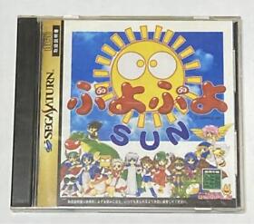 Sega Saturn Puyo Puyo SUN Japanese Game Software