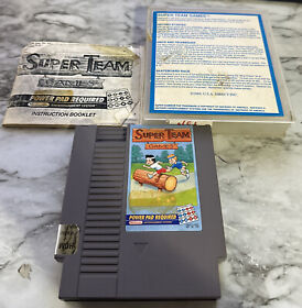 Super Team Games With Manual And Sleeve (Nintendo NES, 1988) Authentic & Tested