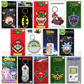 Offizielle Schlüsselanhänger - Wählen Sie Ihre eigenen - Mario Zelda Batman Rick & Morty NES SNES