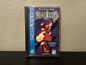 Road Rash (Sega CD, 1994) Tested. Excellent Condition. CIB Registration Card