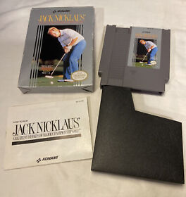 Jack Nicklaus' Greatest 18 Holes of Major Championship Golf (NES, 1990) - CIB