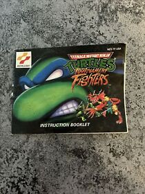 Instruction Manual ONLY: Teenage Mutant Ninja Turtles: Tournament Fighters, NES