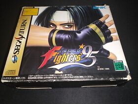 The King of Fighters 95 RAM ROM cartridge Sega Saturn EXMT with box authentic