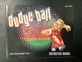 Super Dodge Ball Nintendo NES Instruction Manual Only