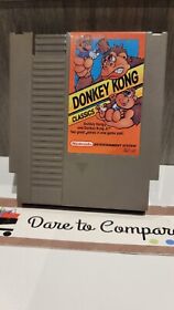 Donkey Kong Classics (NES Nintendo, 1988) Authentic Cart Only - Tested & Working