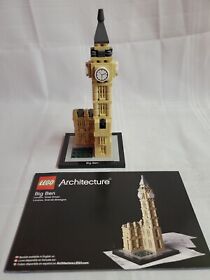 LEGO ARCHITECTURE: Big Ben (21013) Complete With Instructions - No Box