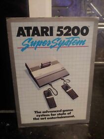Vintage 1983 ATARI 5200 Super System Software Game Promo Insert Fold-Out Poster
