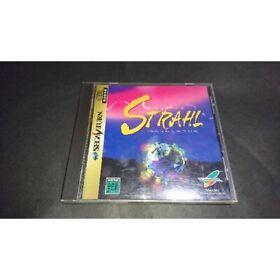 SS Sega Saturn Strahl The Seven Hidden Lights  w/ Postcard Retro Game Used