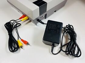Nintendo NES-002 Original Power Supply System Hook-ups AC ADAPTER & AV CABLE 
