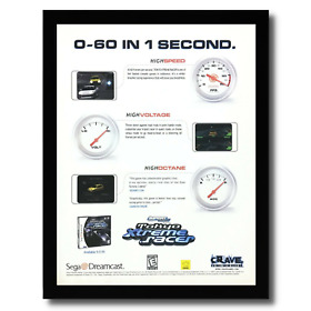 1999 Tokyo Xtreme Racer Framed Print Ad/Poster Original Sega Dreamcast Promo Art