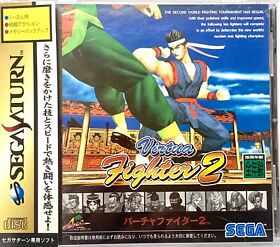 Virtua Fighter 2 Sega Saturn,1995 Japanese version from japan Obi