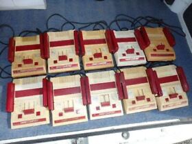 Nintendo game family computer Famicom Console 10 LOT set for Parts Untested USED