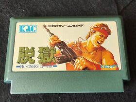 Juego de cartuchos de juego Datsugoku Prisoners of War, Famicom, FC, NES, funcionando-ef0504-