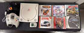 SEGA Dreamcast Console Bundle With 6 Games - Tested + Modded