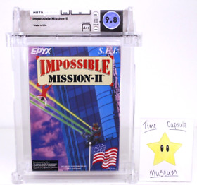 Impossible Mission II Nintendo NES New Sealed WATA Grade 9.8 A++ MINT TOP POP