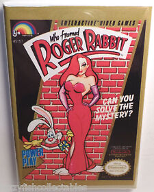 Who Framed Roger Rabbit Nintendo NES Vintage Game Box  2"x3" Refrigerator MAGNET