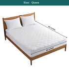 Quilted Mattress Protector Queen King Quilted Mattress Pad Full Mattress Cover