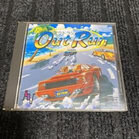 PCE OUT RUN PC Engine NEC Avenue Japan NAPH-1016 Tested Working